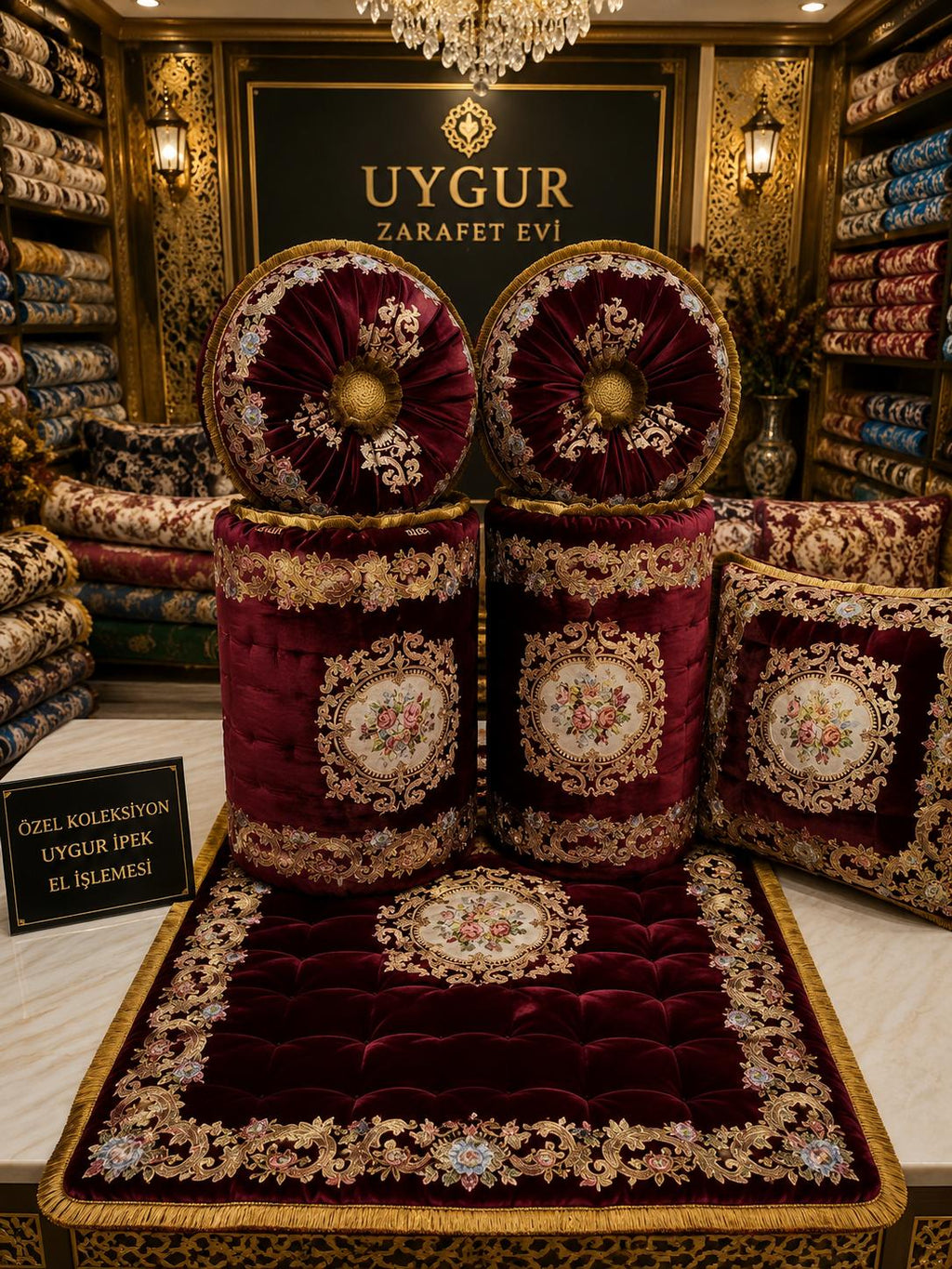 SOFRA SANATI VE KİLASTIK YATAK ÖRTÜLER,UYGURTÜRÜK YÖRESEL MİNDERLERİ